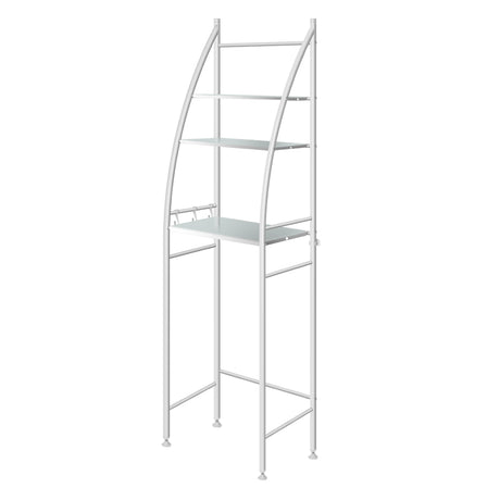 Dutxa 3 Tier Over Toilet Storage Shelf White-2006733188558360576