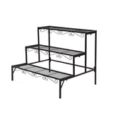 Levede Plant Stand 3 Tier Rectangle - Low Angle