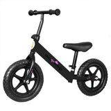BoPeep Kids Balance Bike Ride On Toys Black - Low Angle