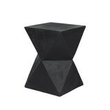Levede Side Table Terrazzo Geometric - Low Angle