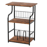 Levede Side Table 3-Tier Storage Shelf Modern Table-2011971114334556160