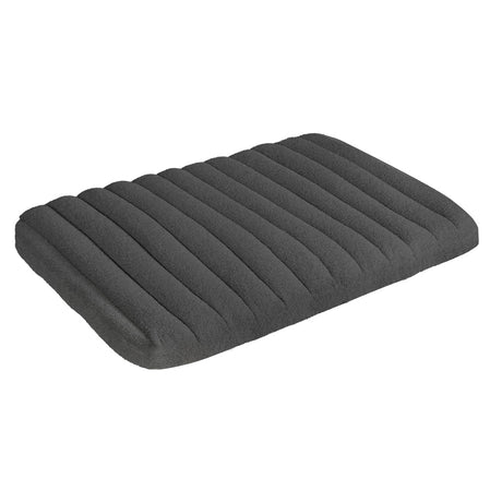 Pawz L Size Orthopedic Dog Bed with Sherpa Plush Removable Cover in Grey-2018816704137793536