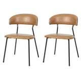 Levede 2x PU Leather Dining Chairs Kitchen Lounge - Extra Image