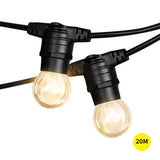 EMITTO 20M Festoon String Lights Kits - Close-Up Angle