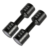 Centra A Pair Of 1KG To 5KG Dumbbells Black - Low Angle