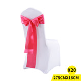 20x Satin Table Runners Chair Sashes Mauve-2018816625058385920