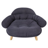 Pawz Elevated Pet Dog Cat Sofa Bed Couch XL Size Grey - Extra Image