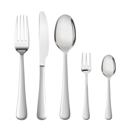 Cutlery Set Stainless Steel Knife Fork Silver-2018816918097629184