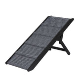 PaWz Adjustable Dog Ramp Height Stair Black - Low Angle