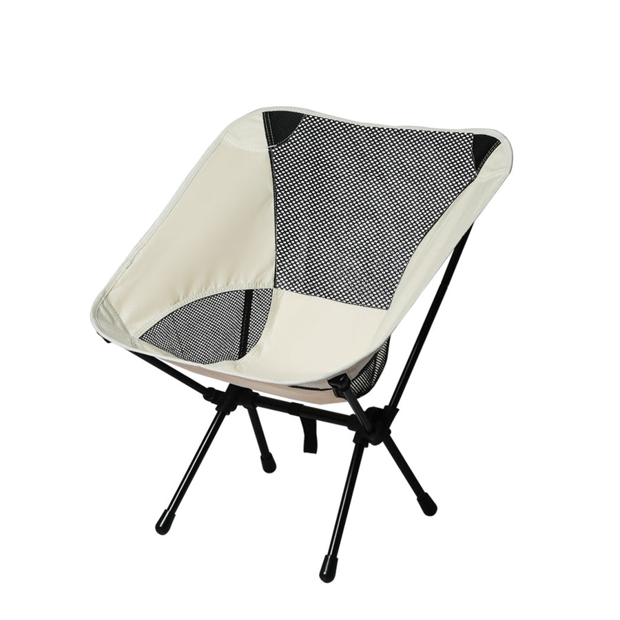 Camping Chair Folding Outdoor Portable Medium Beige-2018816643538489344