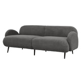 Levede Cloud Sofa 3 Seater Sherpa Fleece Beige - Low Angle
