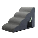 Pawz 4 Steps Pet Stairs Dog Ramp High Density Foam Grey-2018816829564260352