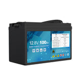 SAFETEX 12V LiFePO4 Battery Lithium - Low Angle