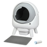 PaWz Smart Self Cleaning Cat Litter Box APP Control White-2018816915941756928