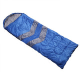 Mountview Single Sleeping Bag Bags Outdoor Blue - Low Angle