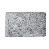 PaWz Replaceable Pet Bed Cover Plush XL Charcoal X-Large - Rear View