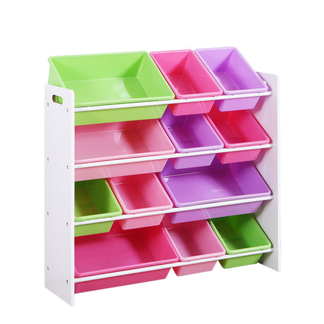 Levede 12Bins Kids Toy Box Bookshelf-2006733038033178624