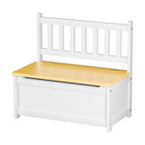Levede 2-In-1 Kids Toys Storage Bench Box Wooden Chair-2006732712156729344