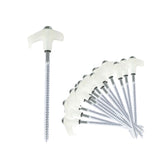 Mountview 15x Tent Pegs Heavy Duty Steel - Low Angle