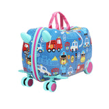 BoPeep Kids Ride On Suitcase Children - Low Angle