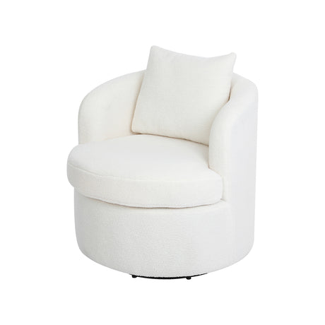 Levede Fleece Swivel Chair-2018816926616260608