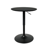 Levede Bar Table Swivel Gas Lift Counter Black-2018816854079967232