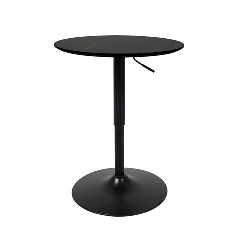 Levede Bar Table Swivel Gas Lift Counter Black-2018816854079967232