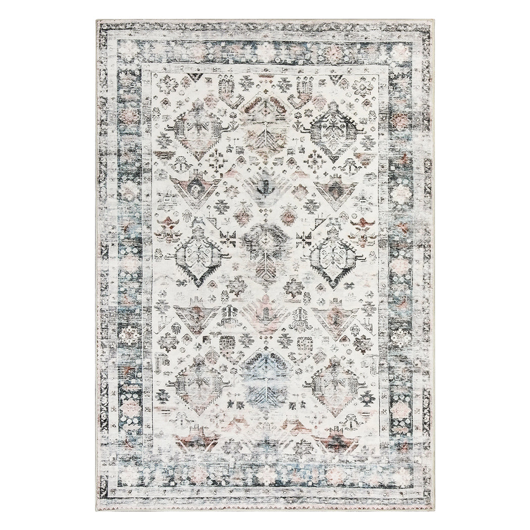 Marlow  Floor Rug Vintage Short Pile Washable Carpet Soft Plush Non Slip 200x290-2018816884945850368