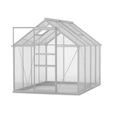Lambu Greenhouse Aluminium Walk In Green - Low Angle