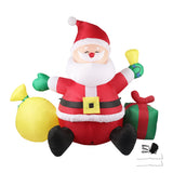 Santaco Inflatable Christmas Outdoor - Low Angle