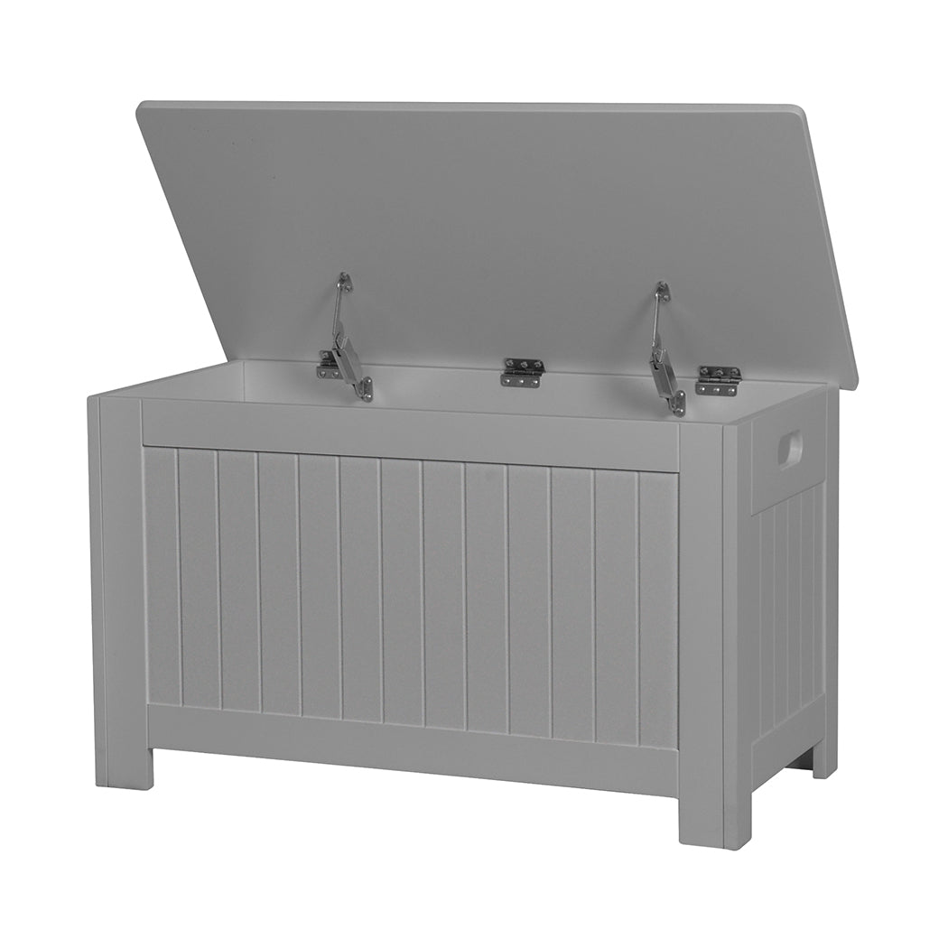 Levede Kids Toy Box Storage Chest Cabinet Grey-2006733038385500160