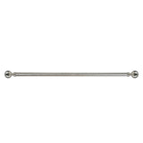 Marlow Steel Curtain Rod Quiet Rail Satin Nickel - Low Angle