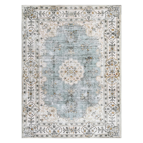 Marlow Floor Rug Short Pile Washable Vintage Carpet Soft Plush Non Slip 160x120-2018816742326931456
