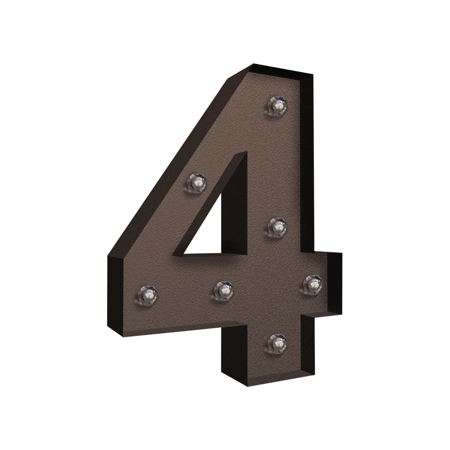 LED Metal Number Lights Free Standing-2006733354338226176