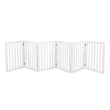 PaWz Wooden Pet Gate Dog Fence Safety White 100 Pack-2018816819741200384