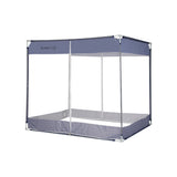 Dreamz Mosquito Bed Nets Foldable Canopy Square Blue - Low Angle