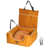 PaWz Pet Car Seat Travel Safety Carrier Orange - Low Angle