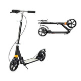 MONVELO Adult Commuter Foldable Scooter Black - Low Angle
