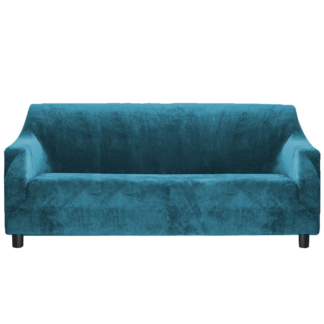 Marlow Sofa Covers 4 Seater High Stretch Green Agate Green-2006732950821015552