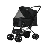 PaWz Pet Stroller Dog Cat Carrier Foldable Black-2006733031766888448