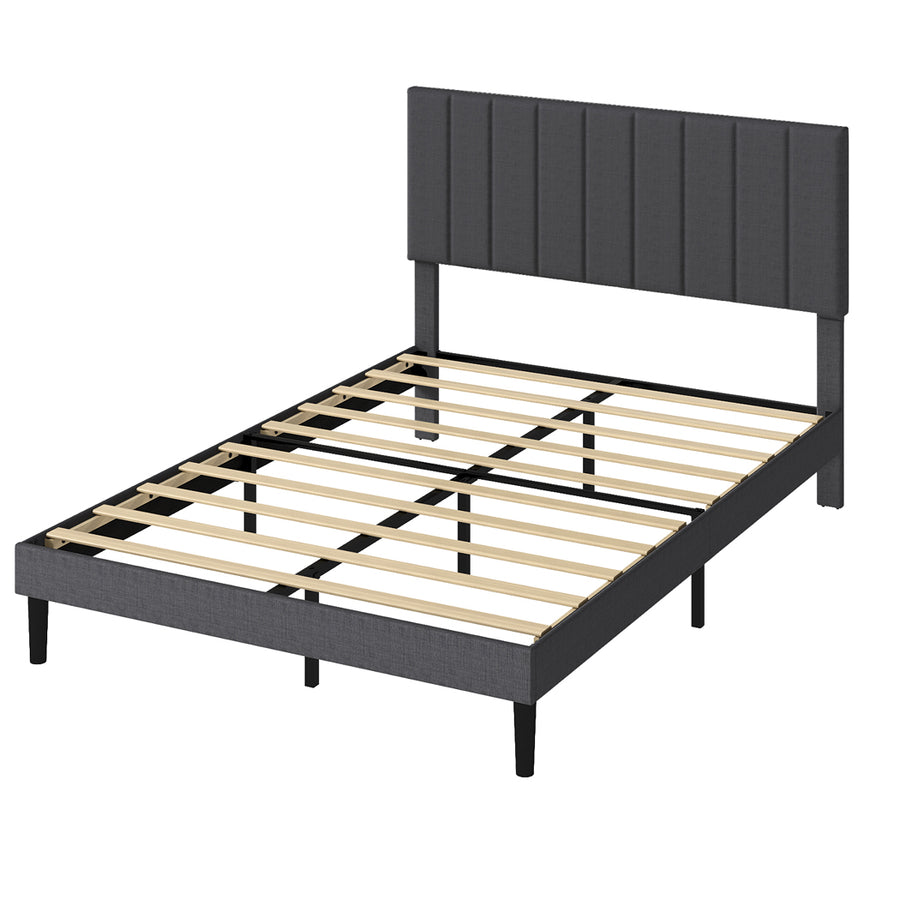 Levede Bed Frame Upholstered Platform Mattress Base Queen-2011971106336018432