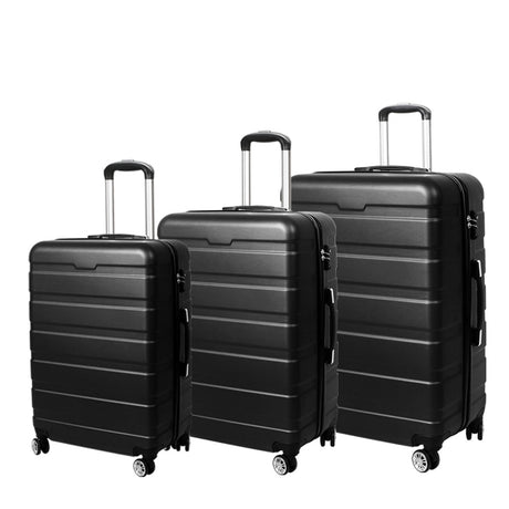 Slimbridge 3PC Luggage sets Suitcase Black-2006733066327953408