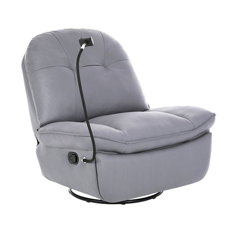 Levede Recliner Chair Lounge 360?Swivel Black-1954802891298574336