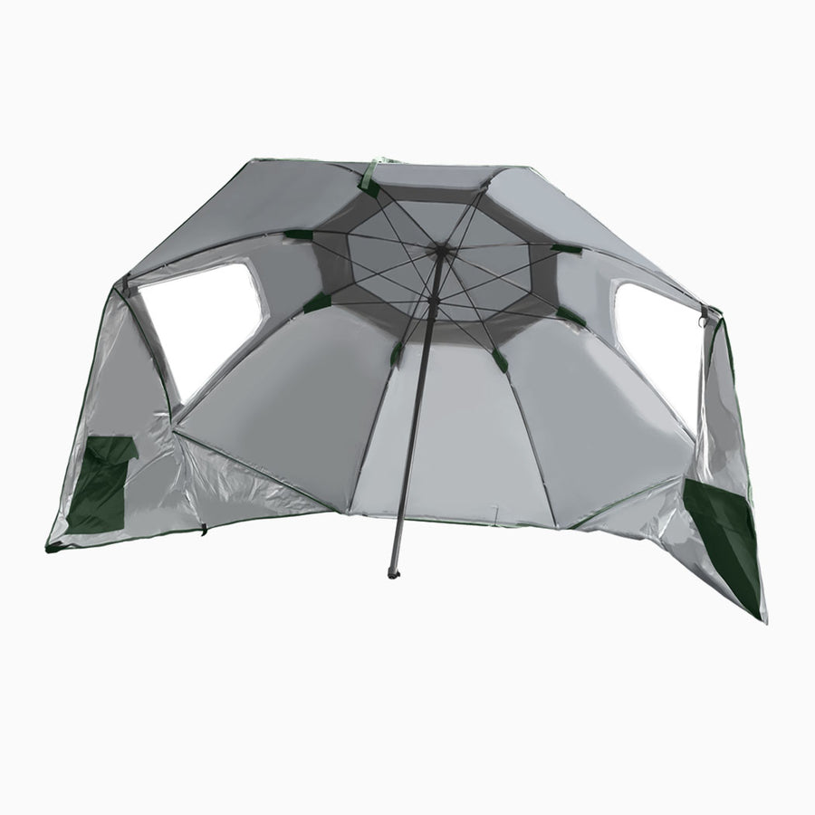Mountview Beach Umbrella Outdoor Umbrellas Green 2.33M-2018816736517820416