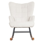 Levede Fleece Rocking Chair-2018816903203655681
