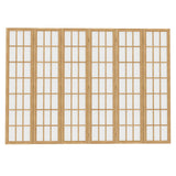 Levede 6 Panel Room Divider 170cm Freestanding Screen-2006732767794171905