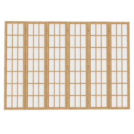 Levede 6 Panel Room Divider 170cm Freestanding Screen-2006732767794171905