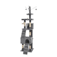 PaWz Cat Tree Scratching Post Scratcher Grey-2006733201548120065