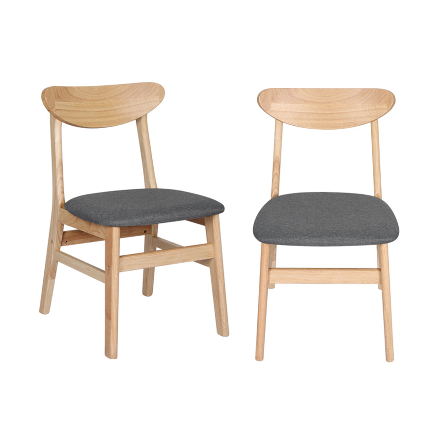 Levede 2xDining Chairs Kitchen Chair Nature Clear 2Pack-2006733265708388353