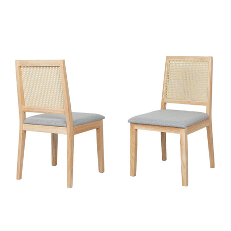 Levede 6XCane Dining Chair Rattan Armless Seat-2006732734734667777